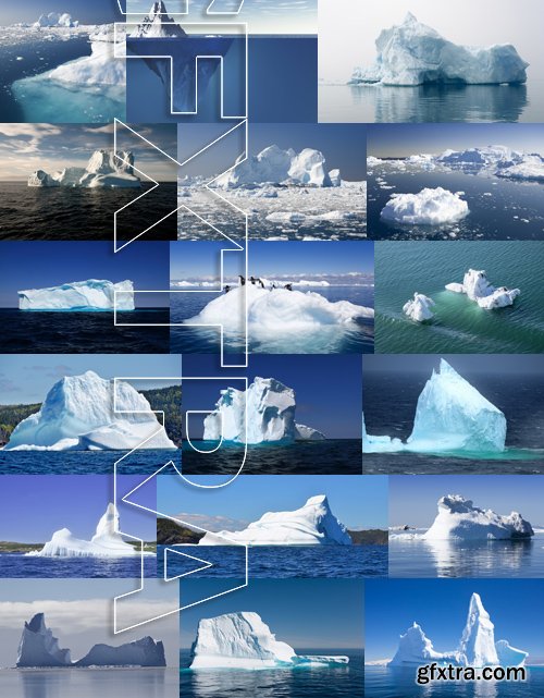 Stock Photos - Iceberg 2, 25xJPG