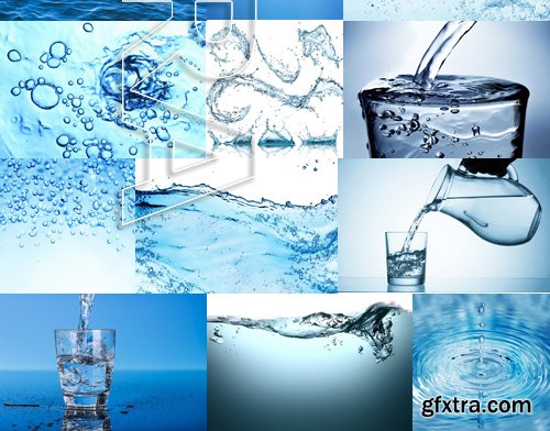 Stock Photos - Water 3, 25xJPG