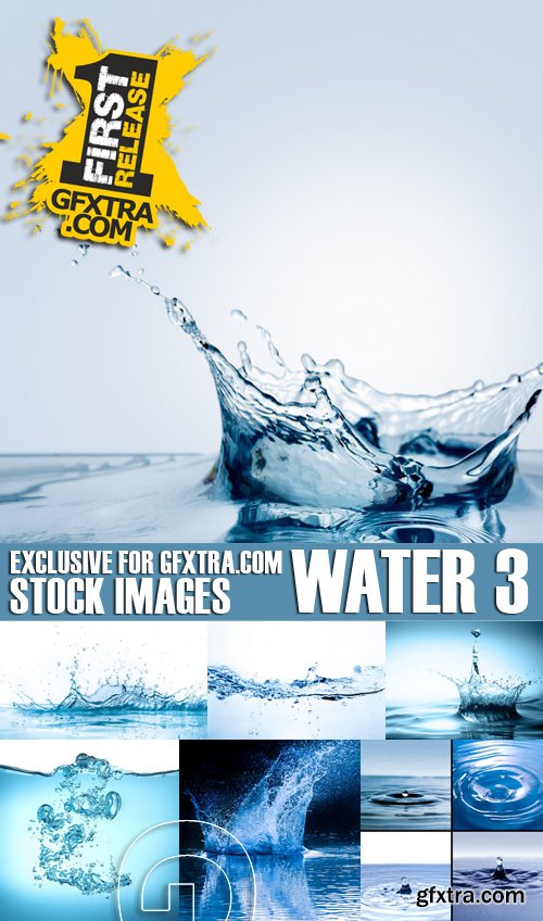 Stock Photos - Water 3, 25xJPG