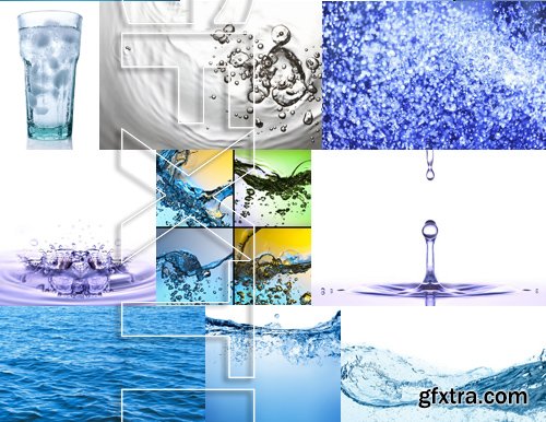 Stock Photos - Water 3, 25xJPG