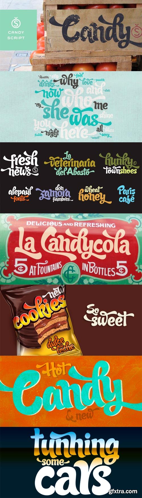 Candy Script Font for $99