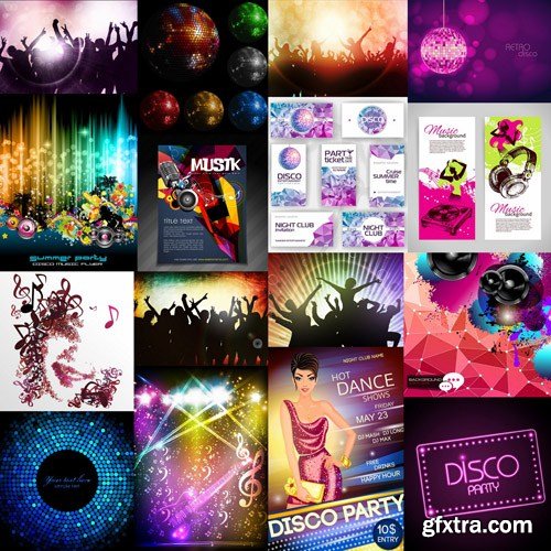 Music Design Elements #2 - 25 Vector