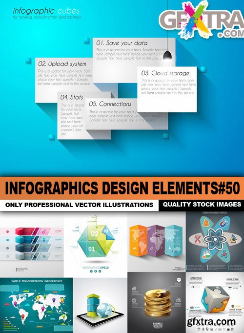 Infographics Design Elements#50 - 25 Vector