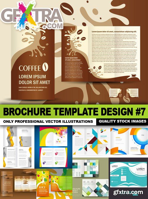 Brochure Template Design #7 - 25 Vector