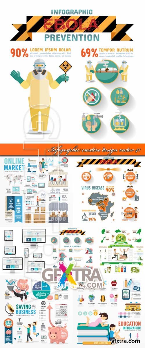 Infographic creative design vector 41