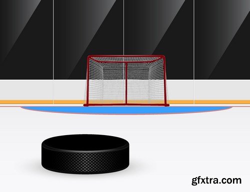 Stock Vectors - Hockey 3, 25xEPS