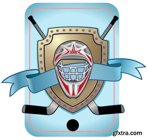 Stock Vectors - Hockey 3, 25xEPS