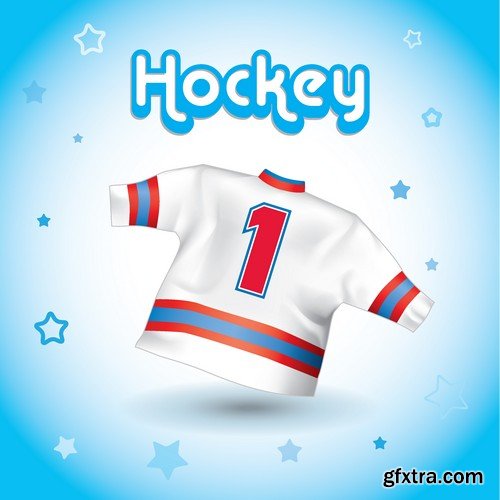 Stock Vectors - Hockey 3, 25xEPS