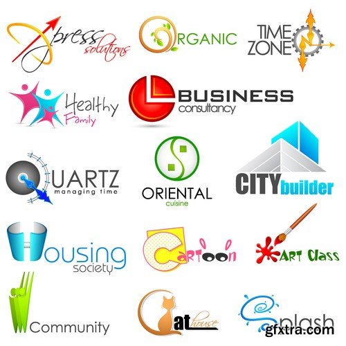 Stock Vectors - Business logos for your company, 25xEPS