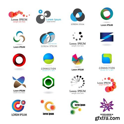 Stock Vectors - Business logos for your company, 25xEPS