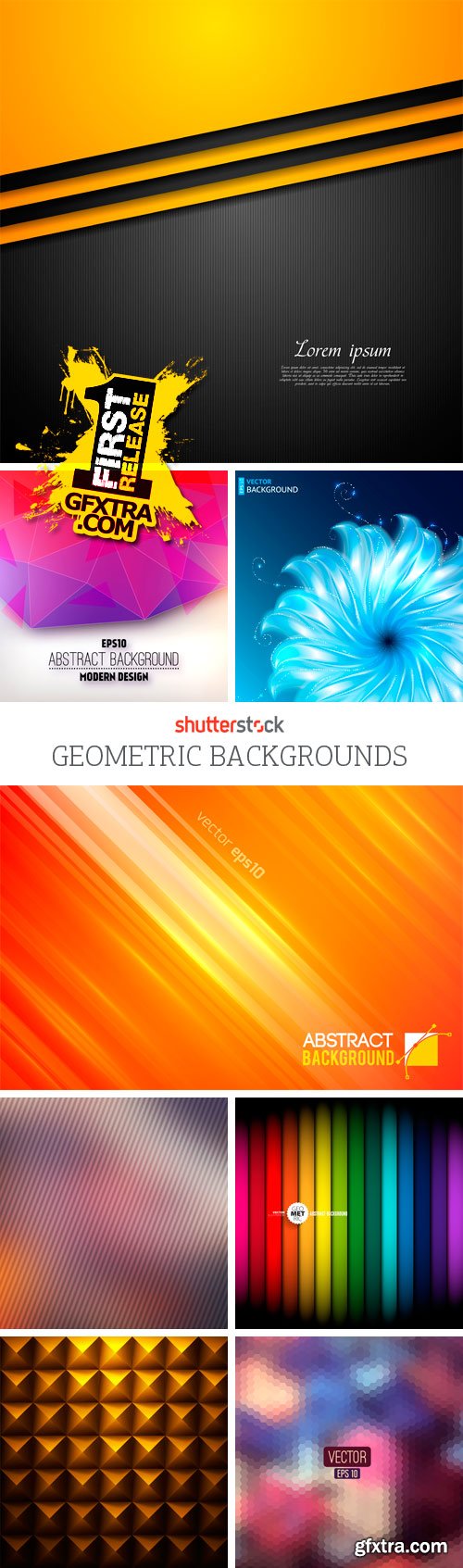 Amazing SS - Geometric Backgrounds, 25xEPS