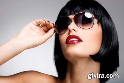 Glamour Fashion Model, Nails-Lips-Hair 25xJPG