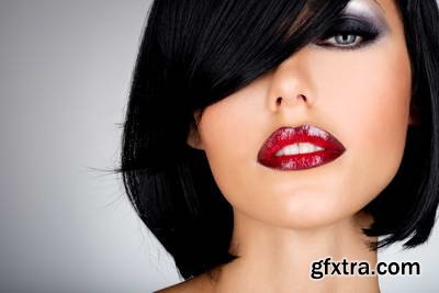 Glamour Fashion Model, Nails-Lips-Hair 25xJPG