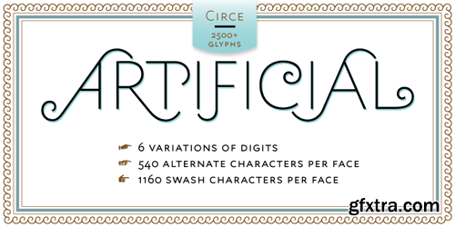 Circe Font Family - 6 Fonts for $220