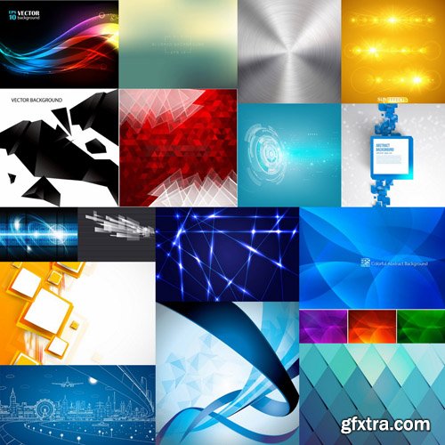 Abstract Background Collection#34 - 25 Vector