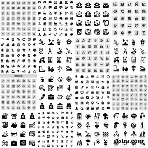 Flat Icons #44 - 25 Vectors