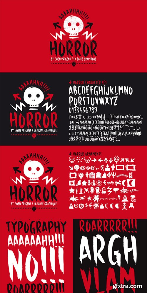 Horror Font - 1 Font 39$