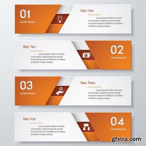 Stock Vectors - Business Banners 2, 25xEPS