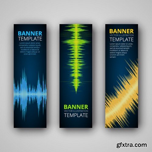 Stock Vectors - Business Banners 2, 25xEPS