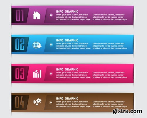 Stock Vectors - Business Banners 2, 25xEPS