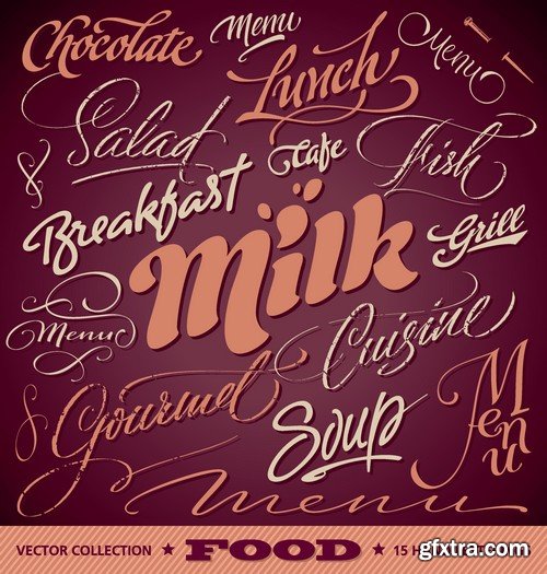 Stock Vectors - Milk 4, 25xEPS