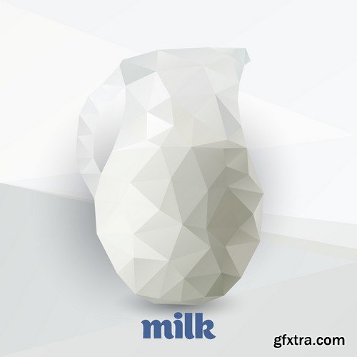 Stock Vectors - Milk 4, 25xEPS