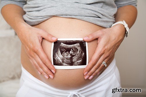 Stock Photos - Pregnant woman, 25xJPG