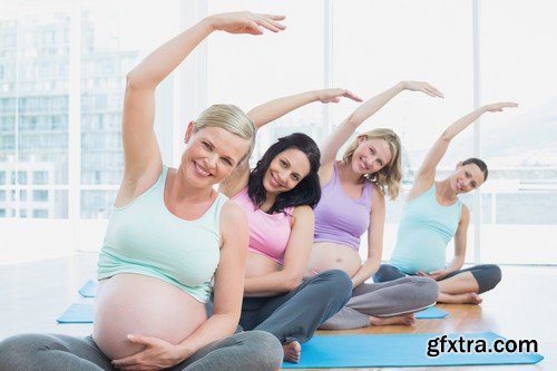 Stock Photos - Pregnant woman, 25xJPG