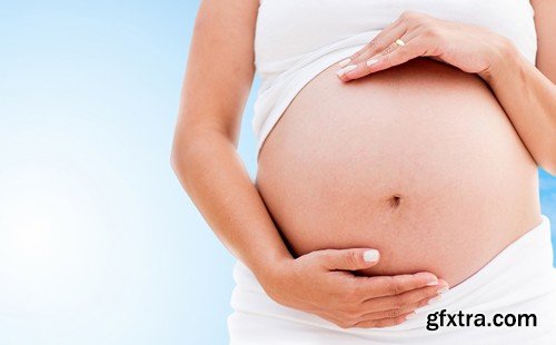 Stock Photos - Pregnant woman, 25xJPG