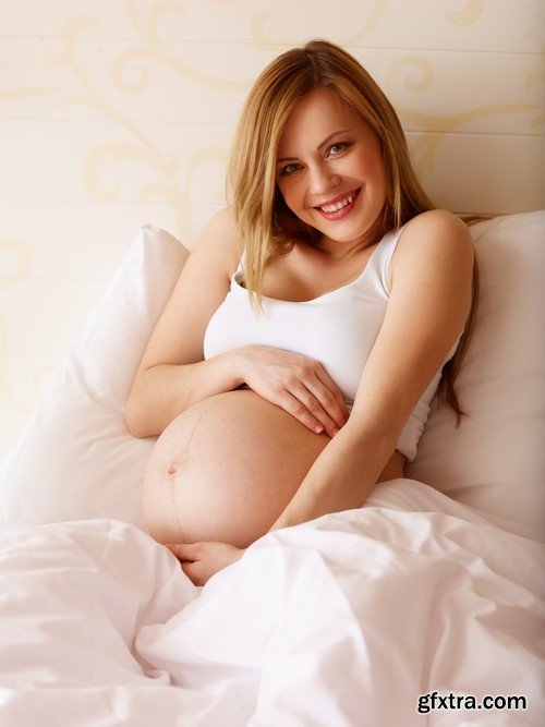 Stock Photos - Pregnant woman, 25xJPG