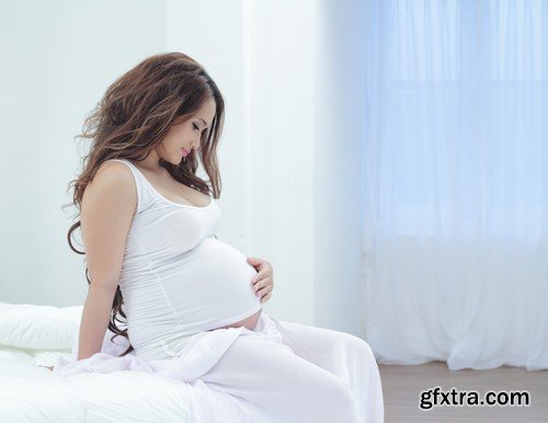 Stock Photos - Pregnant woman, 25xJPG