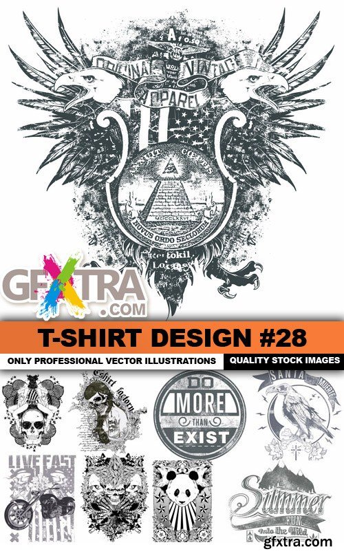 T-Shirt Design #28 - 25xEPS