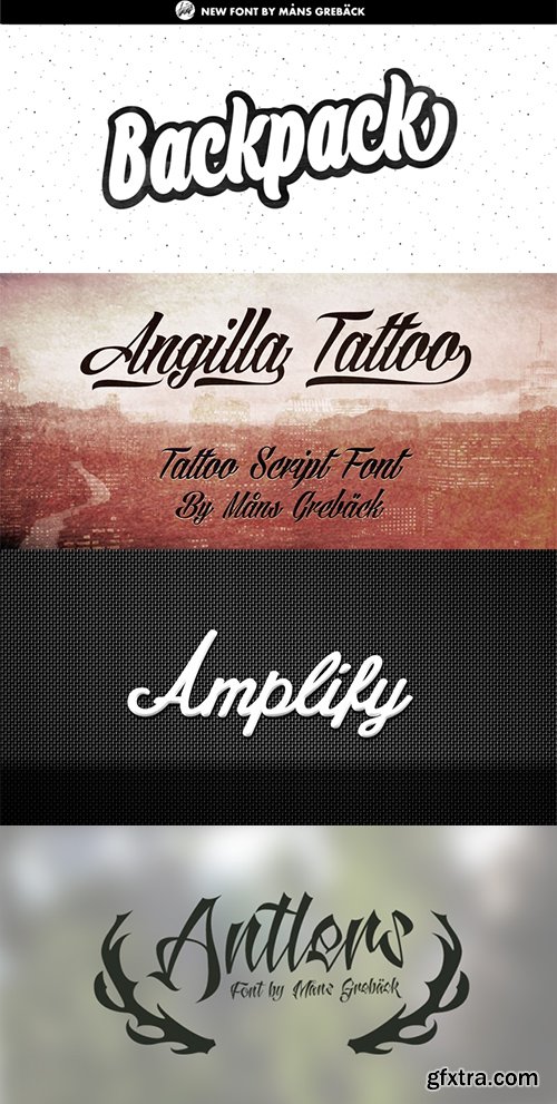 Aring Typeface AB Font Bundle - 10 Fonts 590$