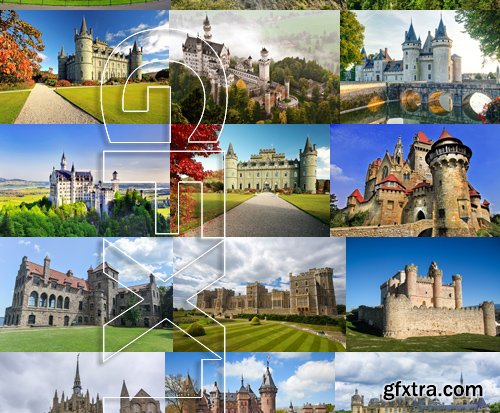 Stock Photos - Castle, 25xJPG