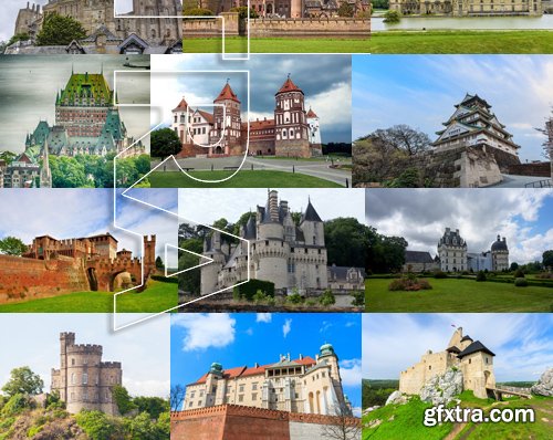 Stock Photos - Castle, 25xJPG