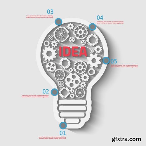 Stock Vectors - Idea 18, 25xEPS