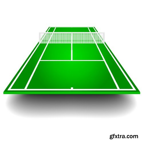 Stock Vectors - Tennis 2, 25xEPS