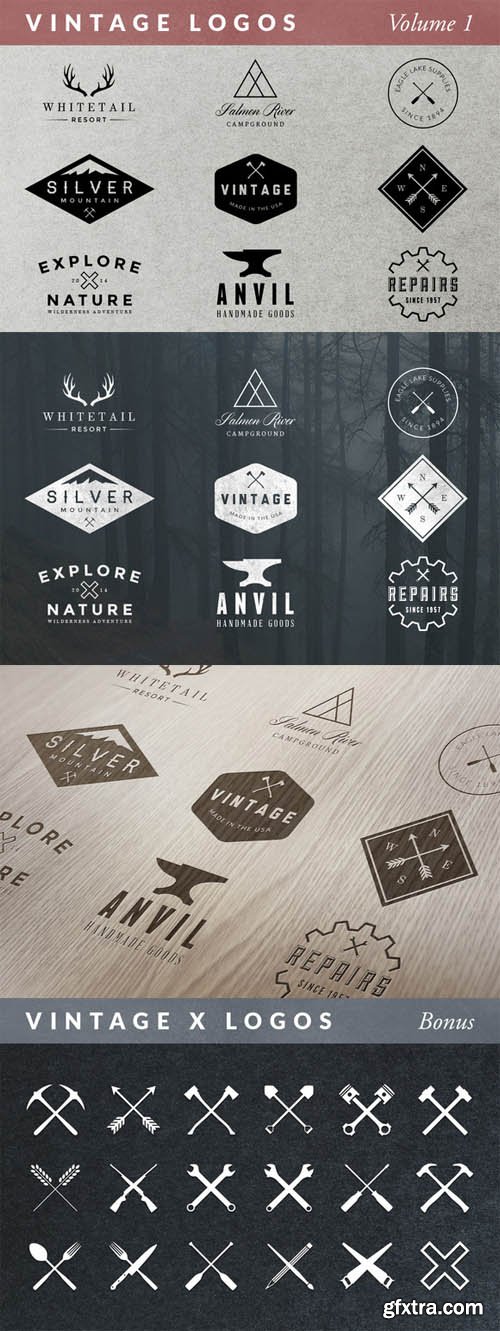 Vintage Logos - Volume 1