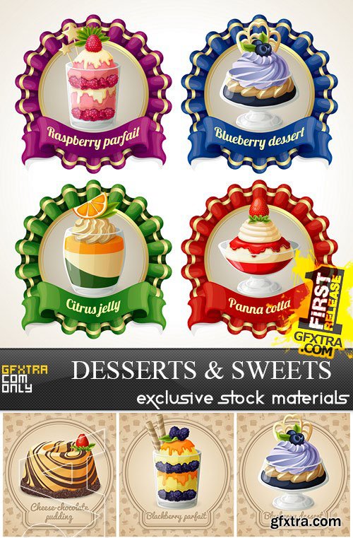 Desserts and Sweets, 25xEPS