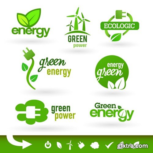 Stock Vectors - Eco and Bio Icon, 25xEPS