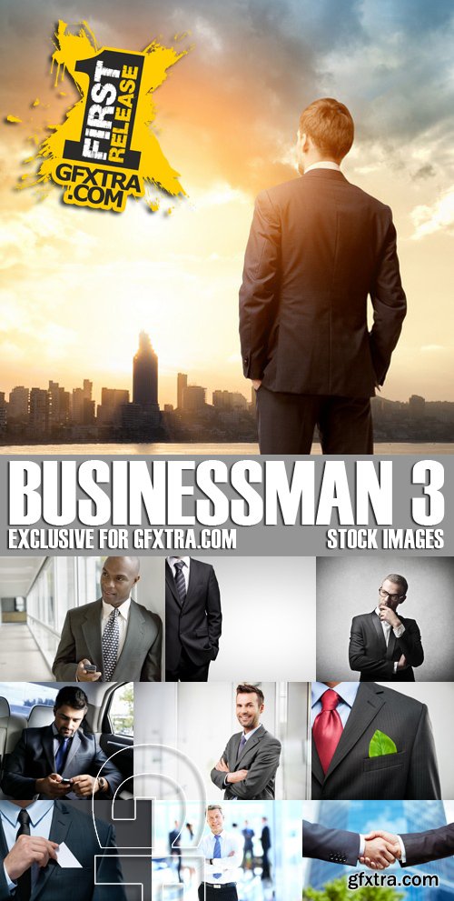 Stock Photos - Businessman 3, 25xJPG