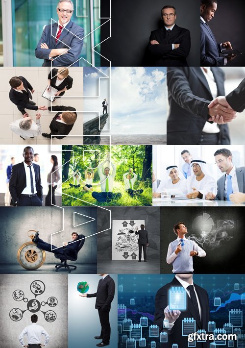 Stock Photos - Businessman 3, 25xJPG