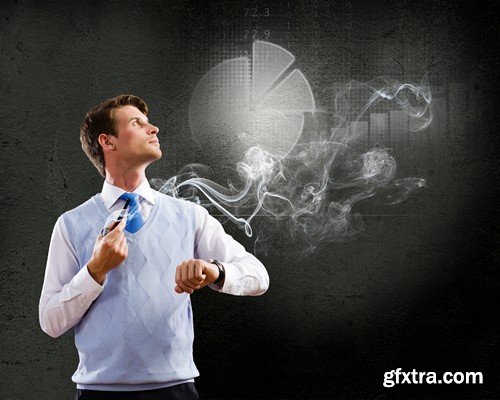 Stock Photos - Businessman 3, 25xJPG