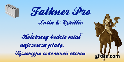 Falkner Pro Font for $50