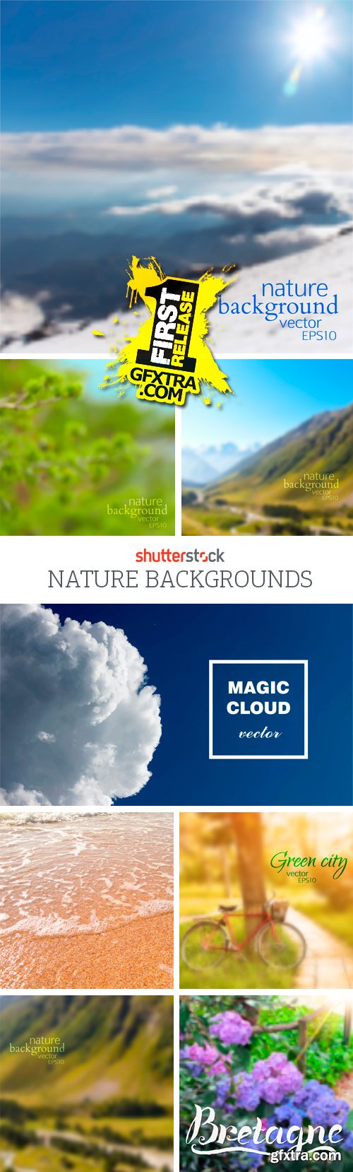 Amazing SS - Nature Backgrounds, 25xEPS