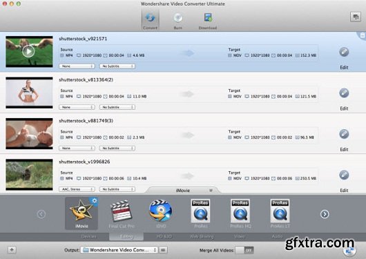 Wondershare Video Converter Ultimate 4.4 (Mac OS X)