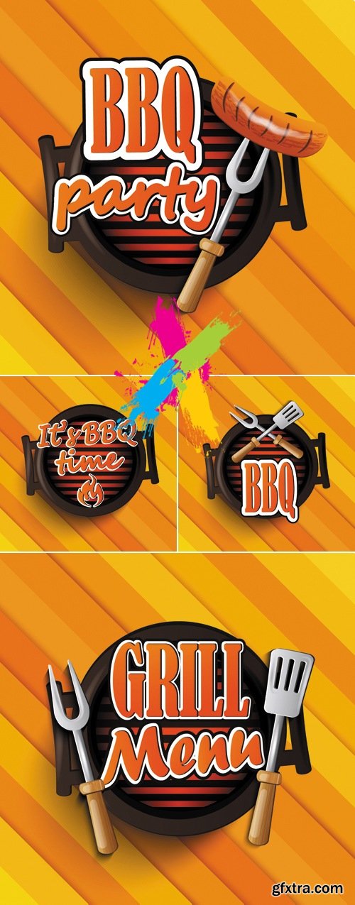 Barbeque & Grill Food Vector