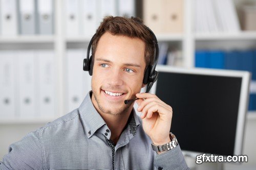 Stock Photos - Customer support operator 5, 25xJPG