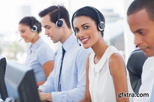 Stock Photos - Customer support operator 5, 25xJPG