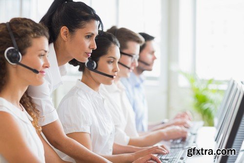 Stock Photos - Customer support operator 5, 25xJPG